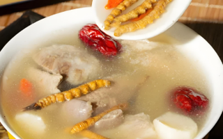 冬日滋補(bǔ)圣品：冬蟲夏草鮮人參海參湯